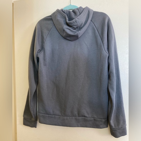 Adidas Hoodie- Gray with Black Logo- Men Small - Picture 3 of 3